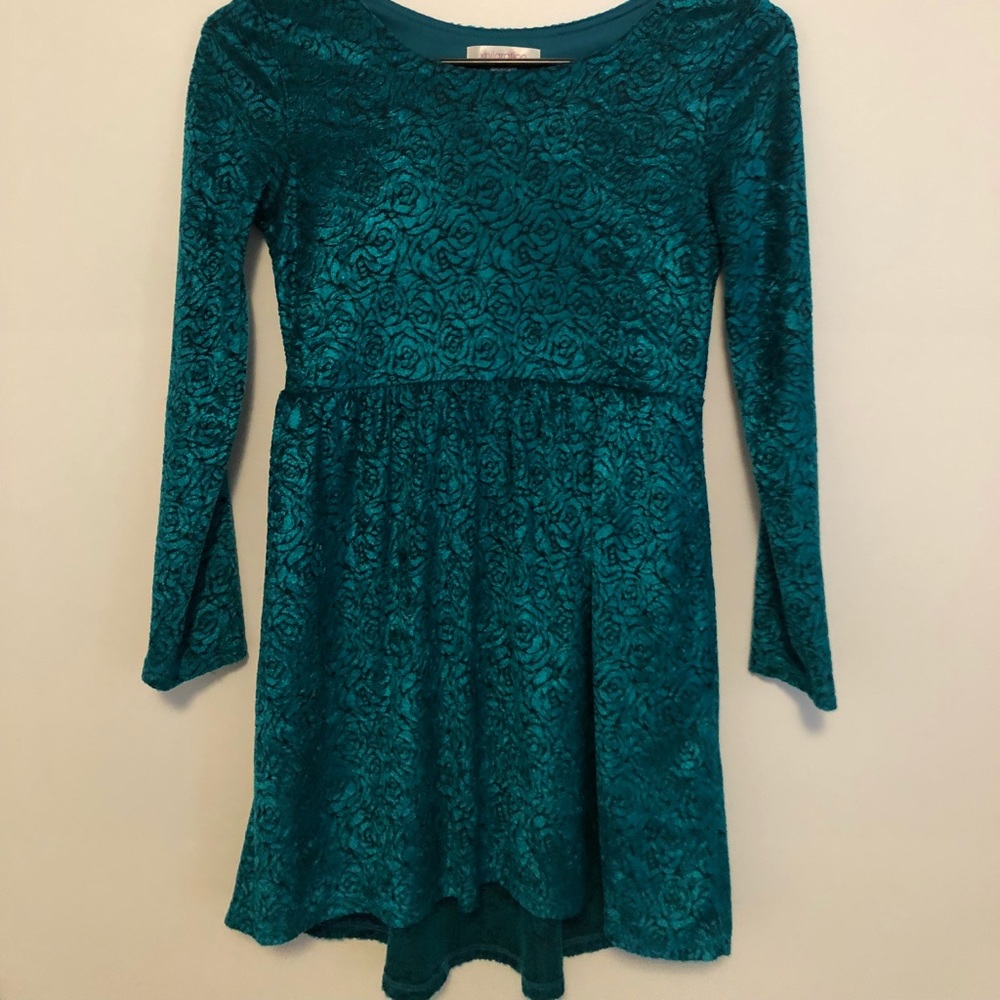 Girls Velvet Dress